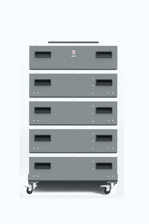 Stacked low pressure energy storage 51.2V